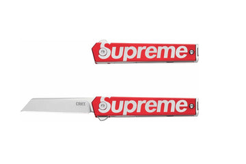 Supreme CRKT CEO Microflipper Pocket Knife Red