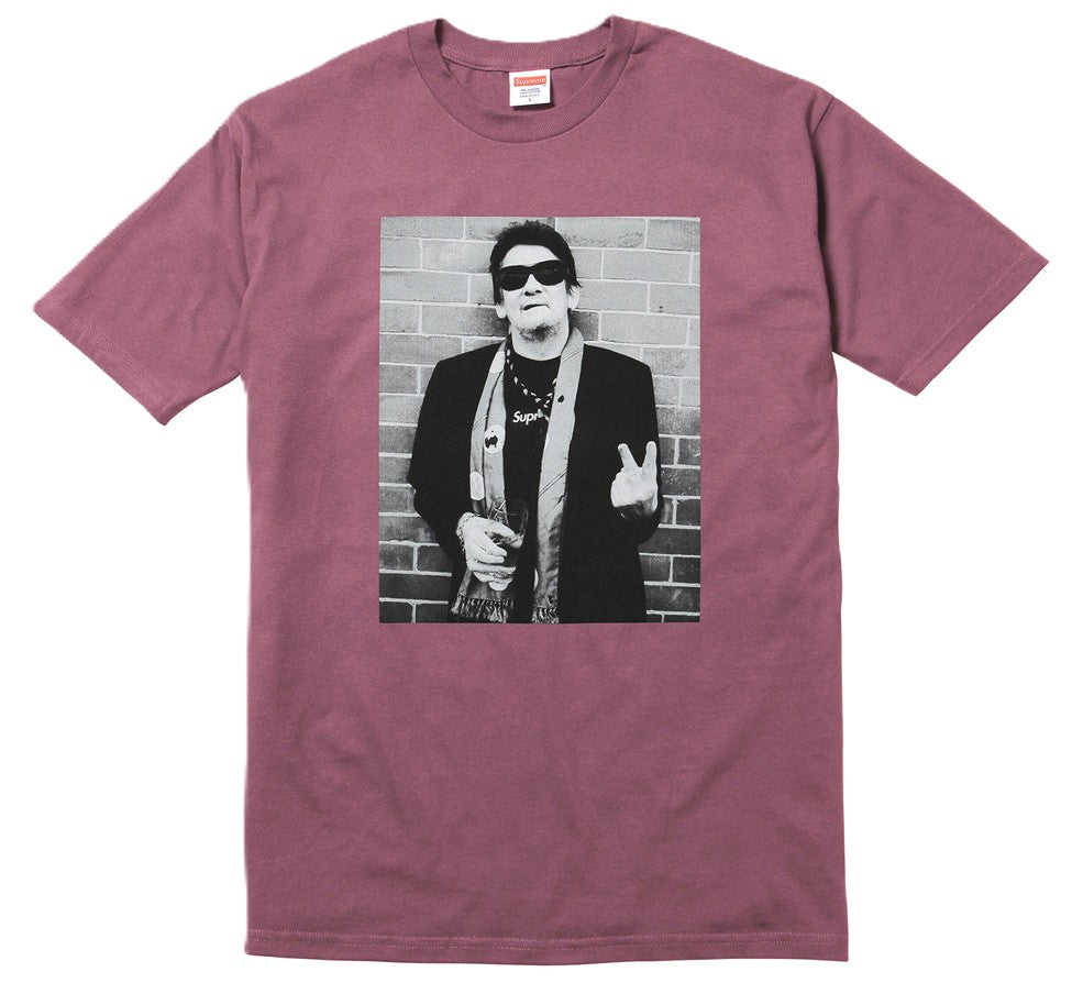 入手困難　Supreme Shane MacGowan Tee Supreme Shane MacGowan Tee Bordeaux (WORN) – RIF LA