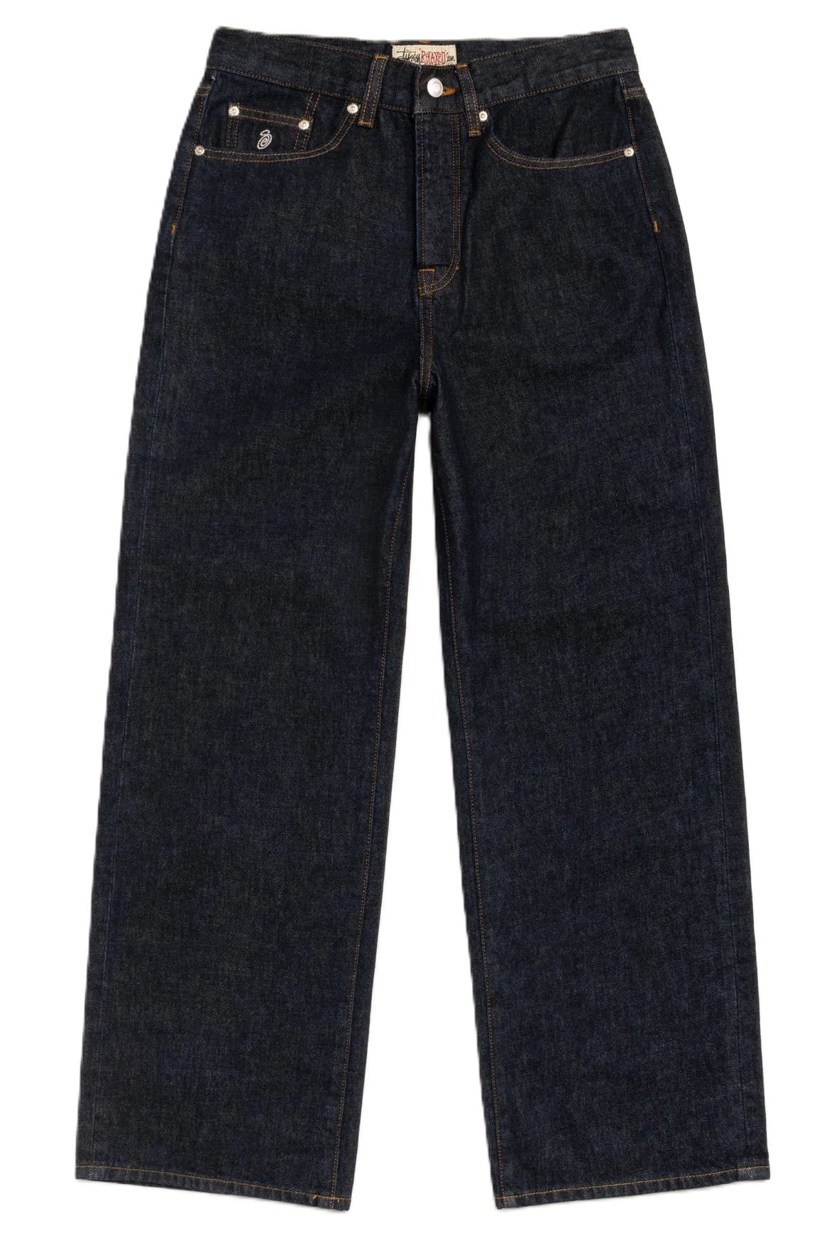 Stussy Relaxed Jeans Denim Pants Rinsed Indigo – RIF LA