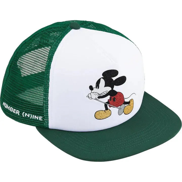 Supreme x Number (N)ine Mickey 5-Panel Cap Green – RIF LA