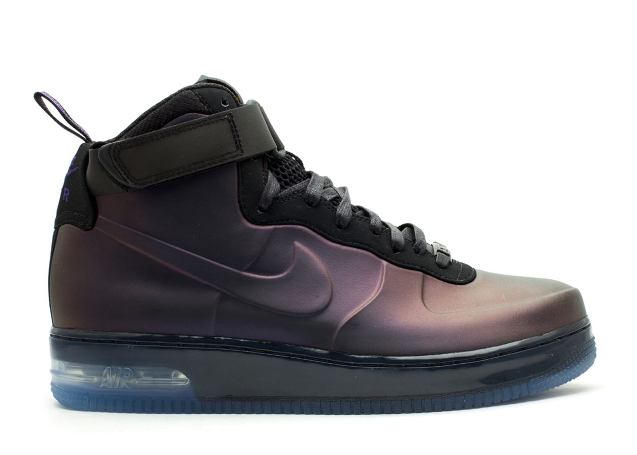 Nike Air Force High Foamposite Eggplant (WORN) – RIF LA