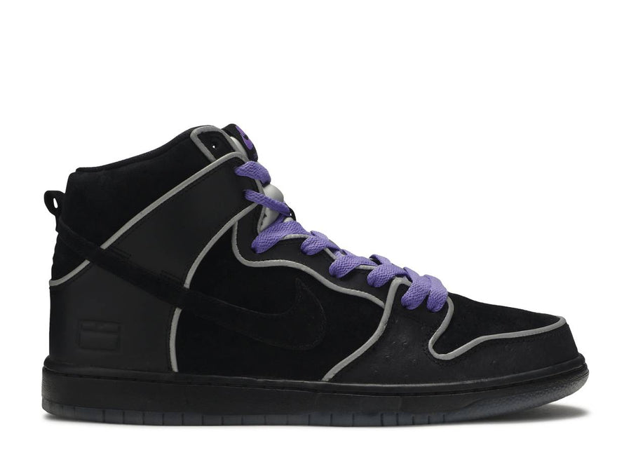 Nike vomero SB Dunk High Black Purple Box