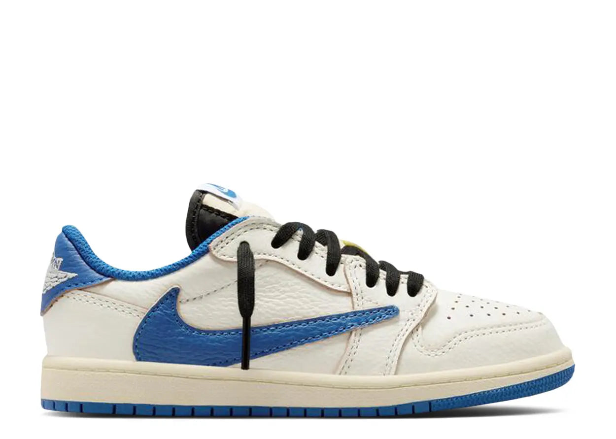Jordan 1 Retro Low OG SP Fragment x Travis Scott Sail Military 