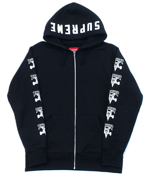 Supreme Thrasher Zip Up Hoodie Black (WORN) – RIF LA