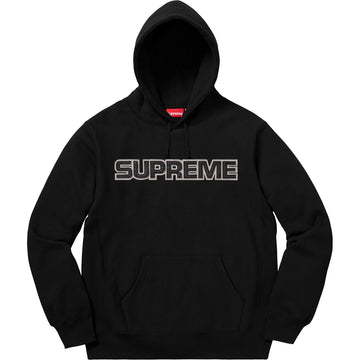supreme Nylon Hooded mountain parka jacket black 08 WORN