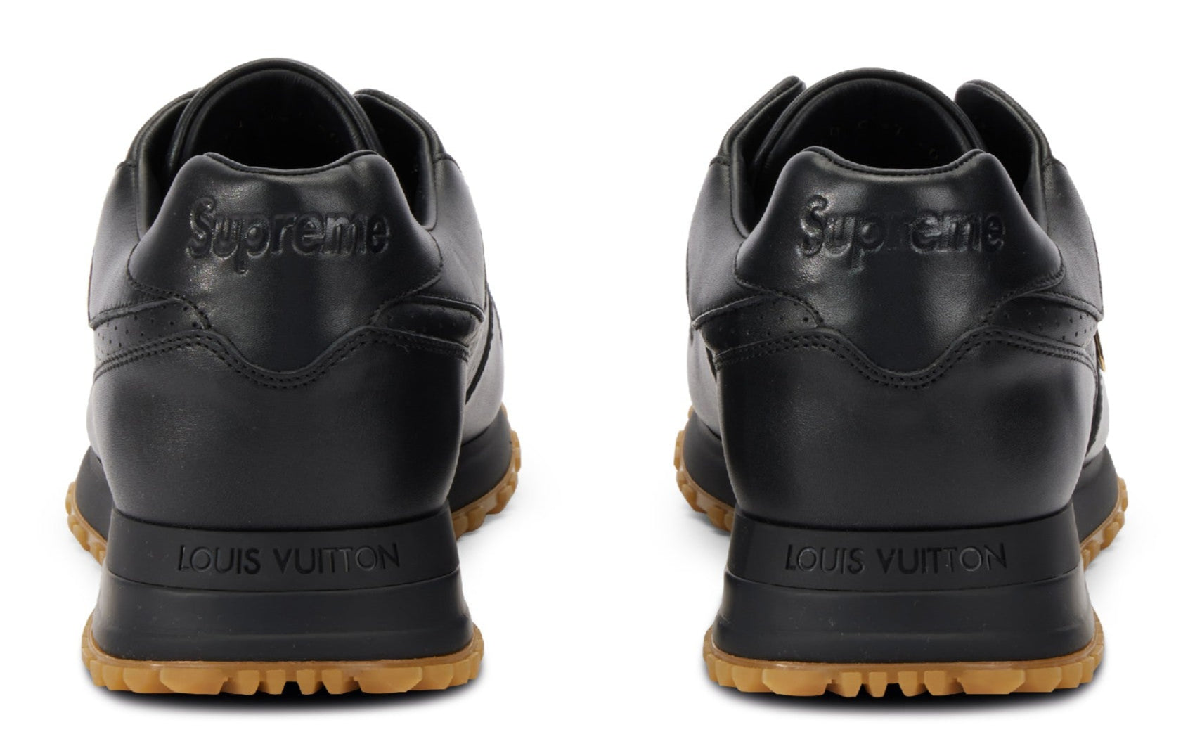 Louis Vuitton Supreme Runway Sneaker Black (WORN) – RIF LA