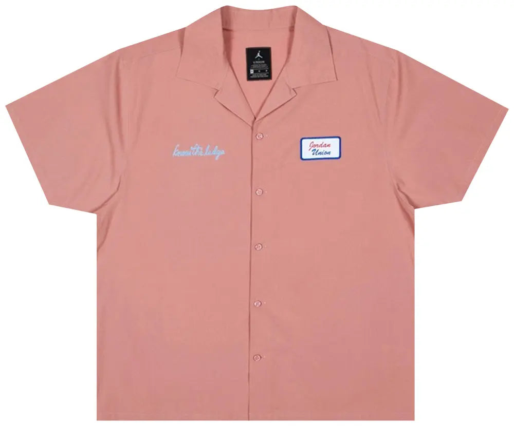 Jordan x Union Mechanic Shirt Rust Pink – RIF LA