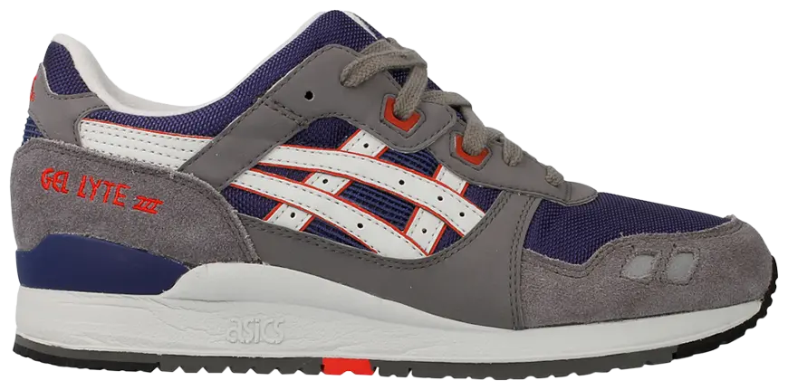ASICS Gel Lyte III H306N Navy Light Grey Sneakers Men US 10 Asics Gel Lyte III | H306N-5013 | AFEW STORE main image 4