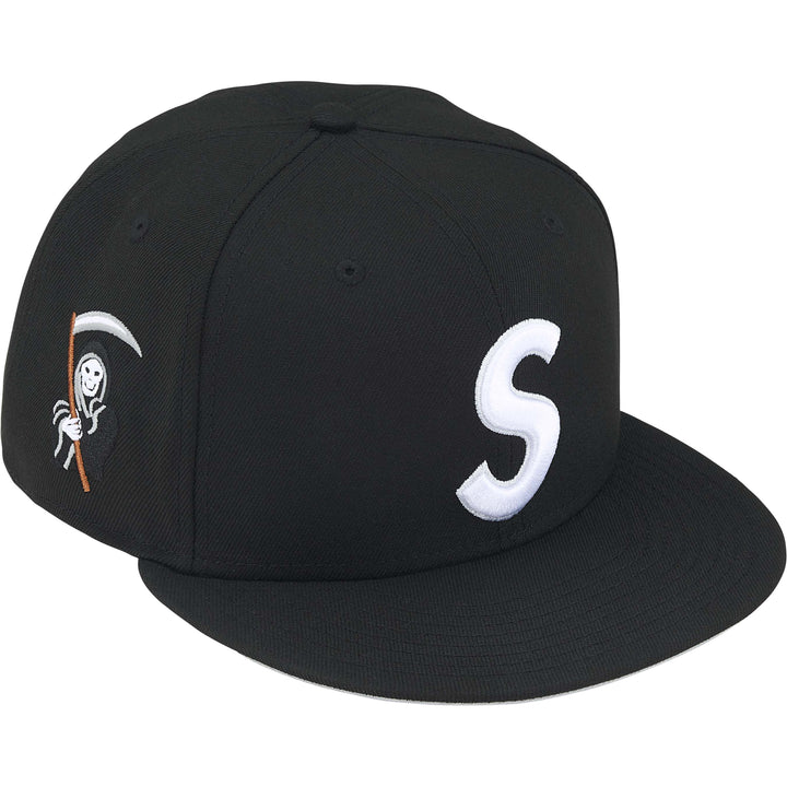 Supreme New Era Reaper S Logo 59Fifty Fitted Hat Black – RIF LA