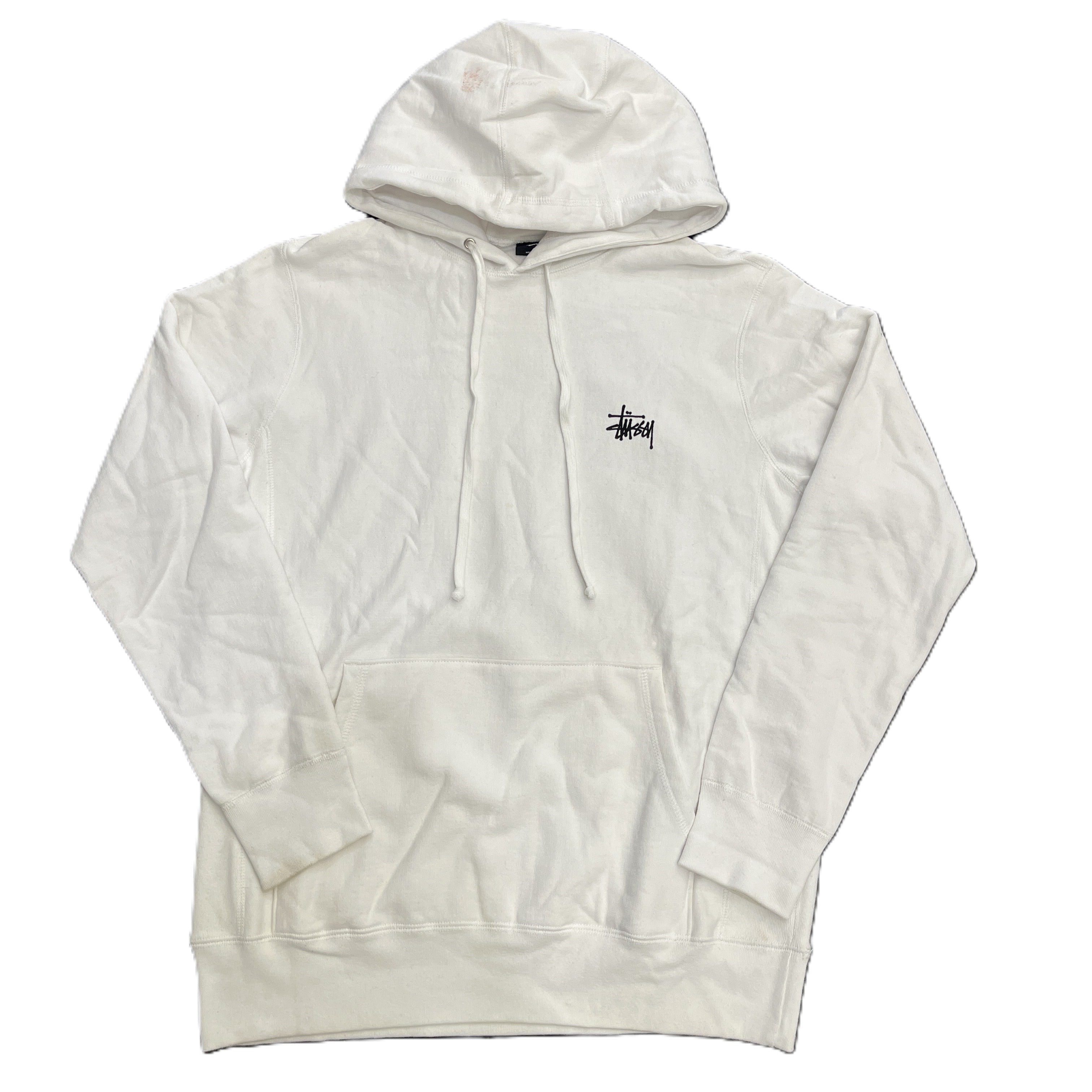 Stussy x Patta Stock Link Hoodie White (WORN) – RIF LA