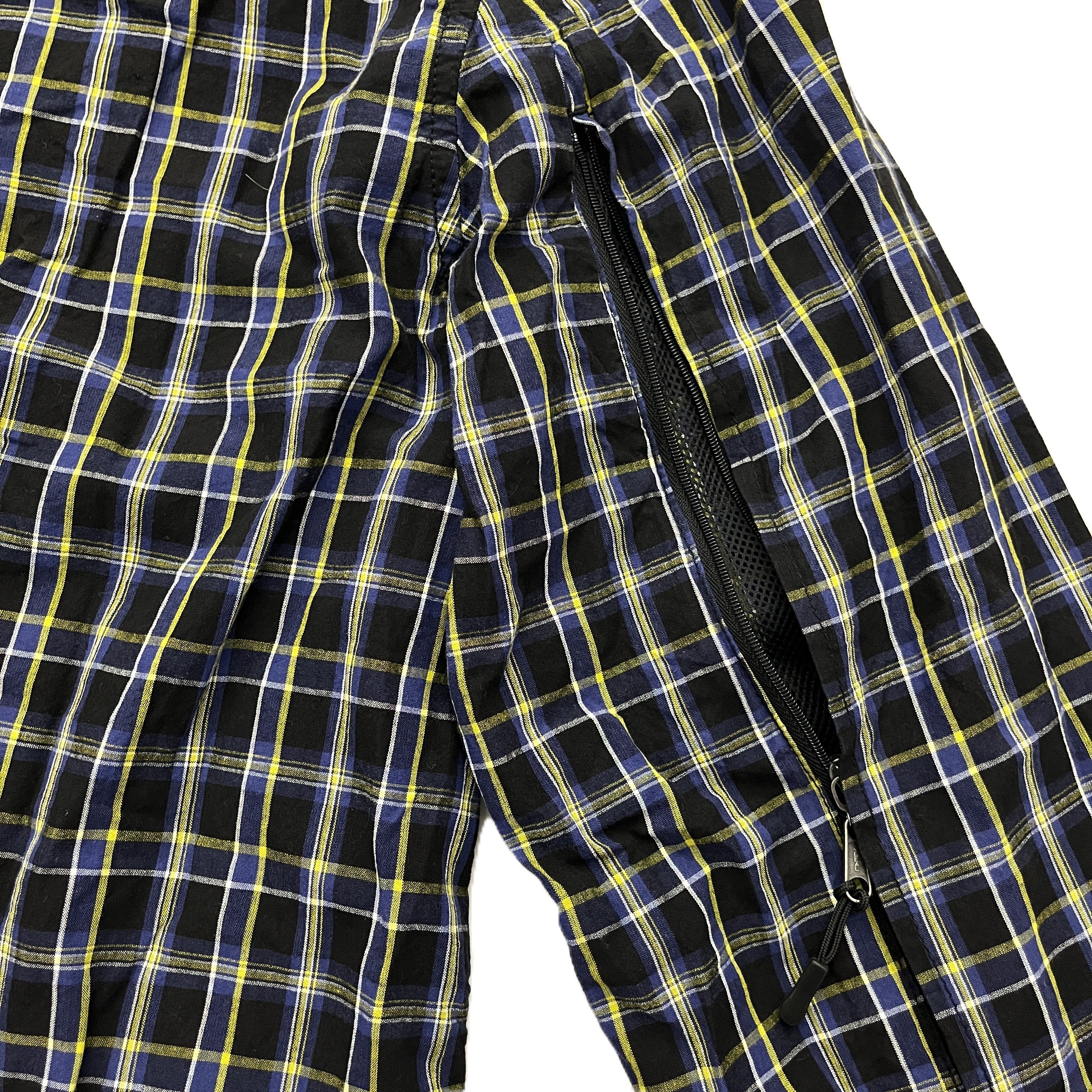 Stussy Vintage Blackout Plaid Jacket Black Yellow – RIF LA