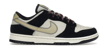 nike horse Dunk Low LX Black Suede Team Gold (WMNS)