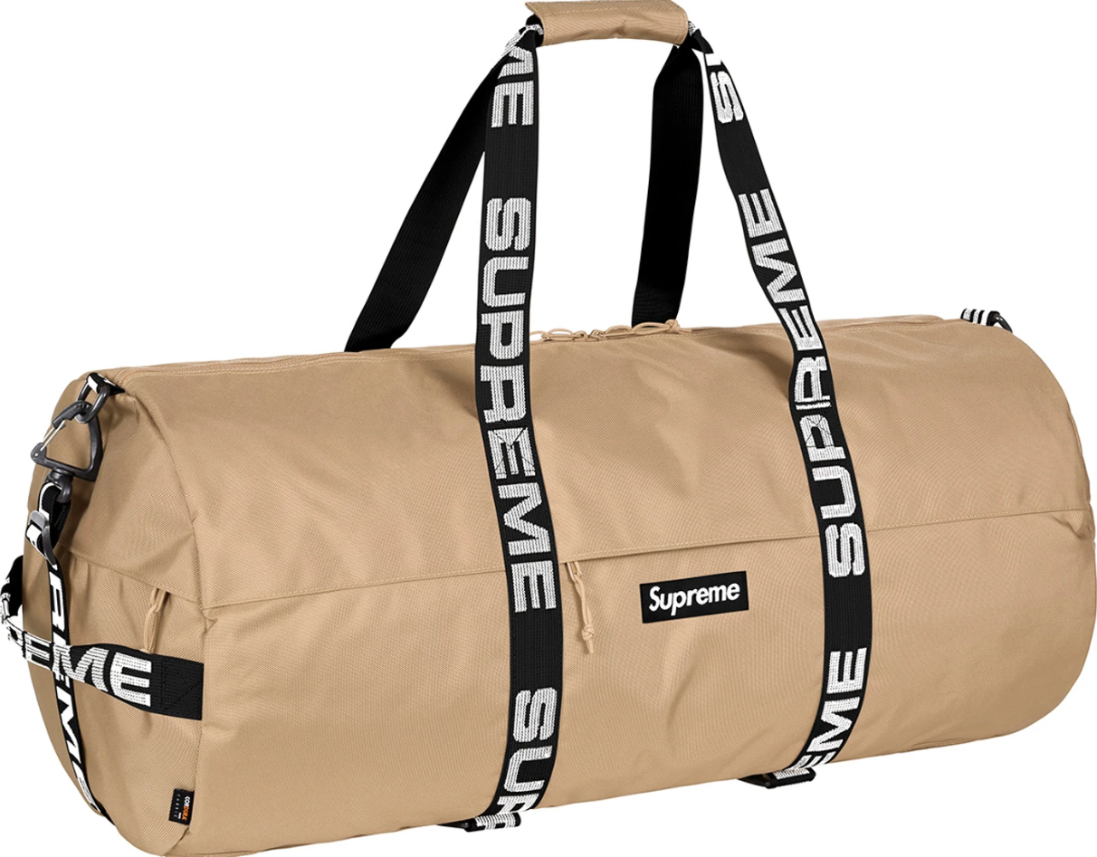 Supreme Large Duffle Bag (SS18) Tan – RIF LA