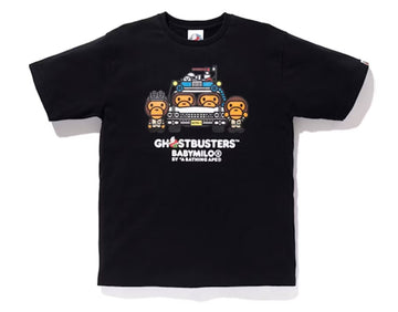 BAPE Neon Milo Busy Works Relaxed Tee Black