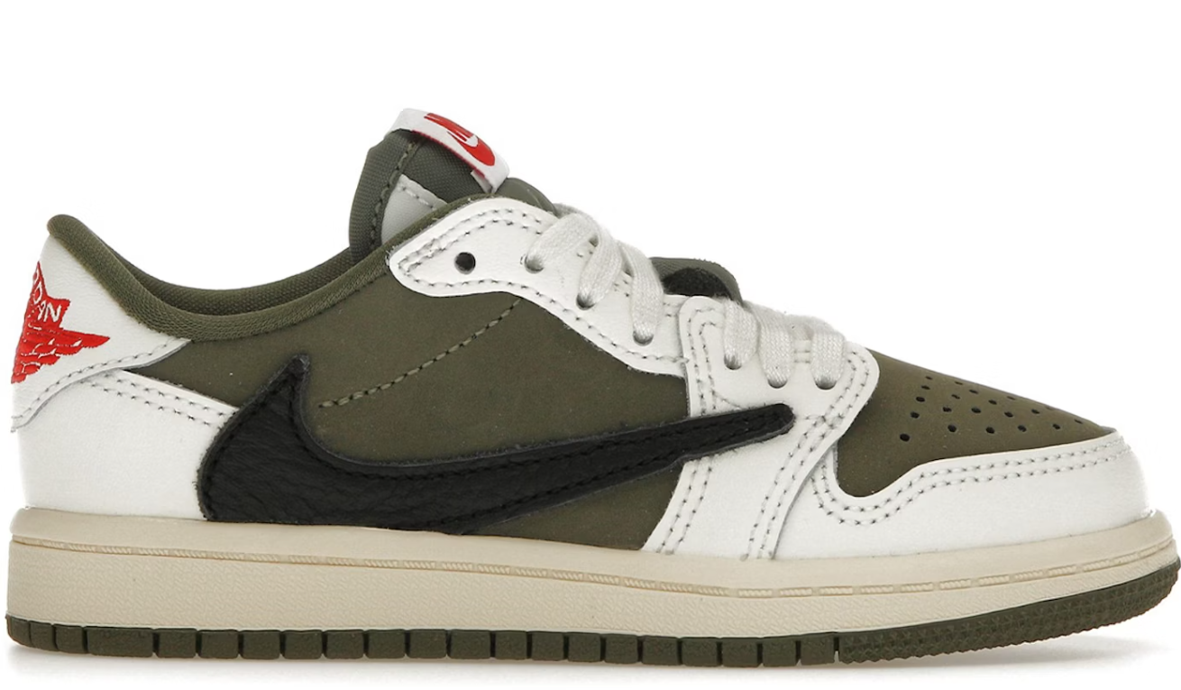 Jordan 1 Retro Low OG SP Travis Scott Medium Olive (PS) – RIF LA