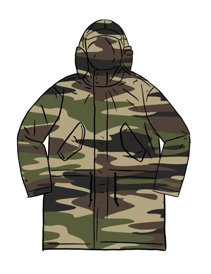 Supreme Hooded Facemask Parka Tigerstripe Camo (WORN) – RIF LA
