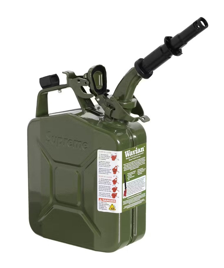 新品 20AW Supreme Wavian 5L Jerry Can 燃料缶 Supreme Wavian 5L Jerry Can Green – RIF LA