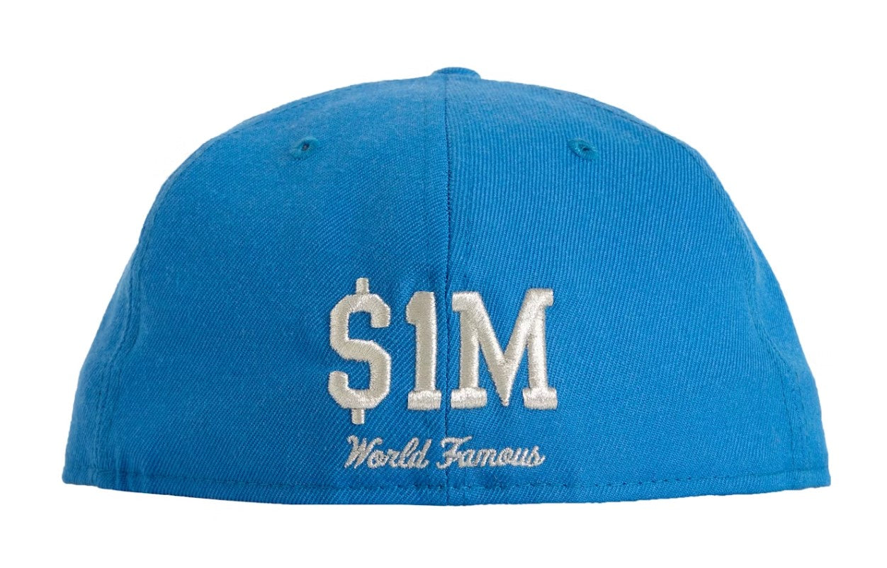 Supreme $1M Metallic Box Logo New Era Light Blue – RIF LA