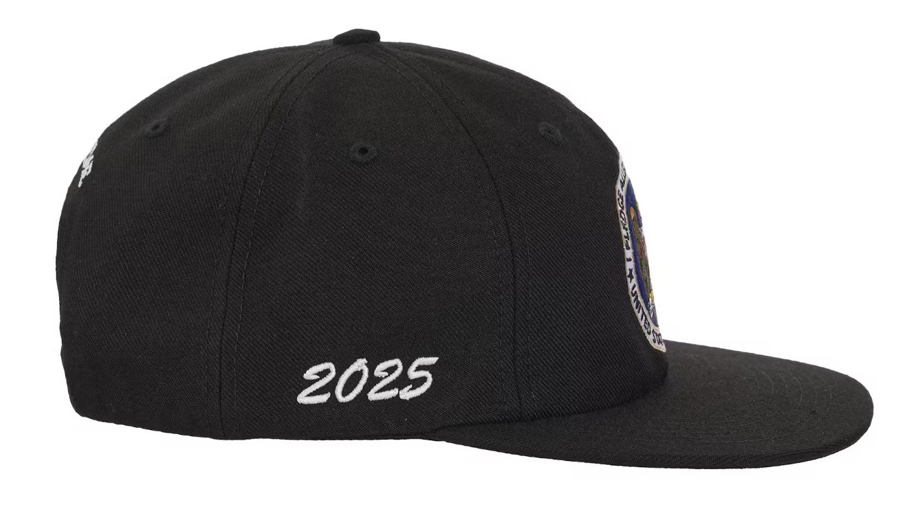 Supreme Pledge Allegiance 6-Panel Cap (FW25) Black – RIF LA
