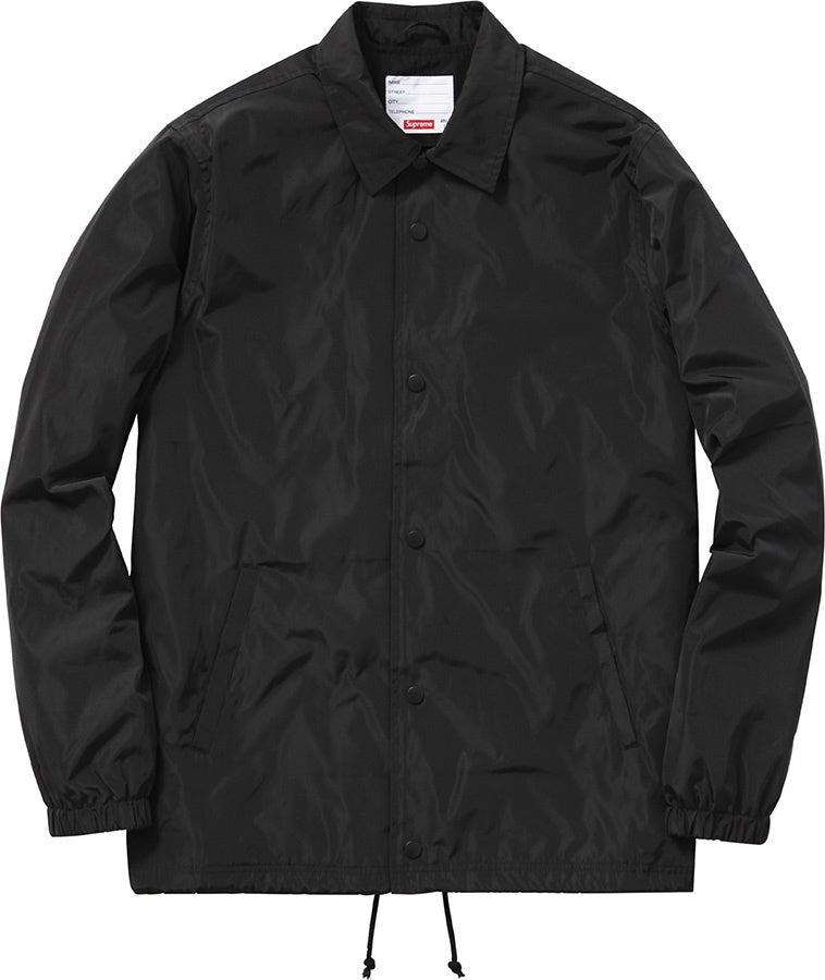 Supreme International Coaches Jacket Black (WORN) – RIF LA