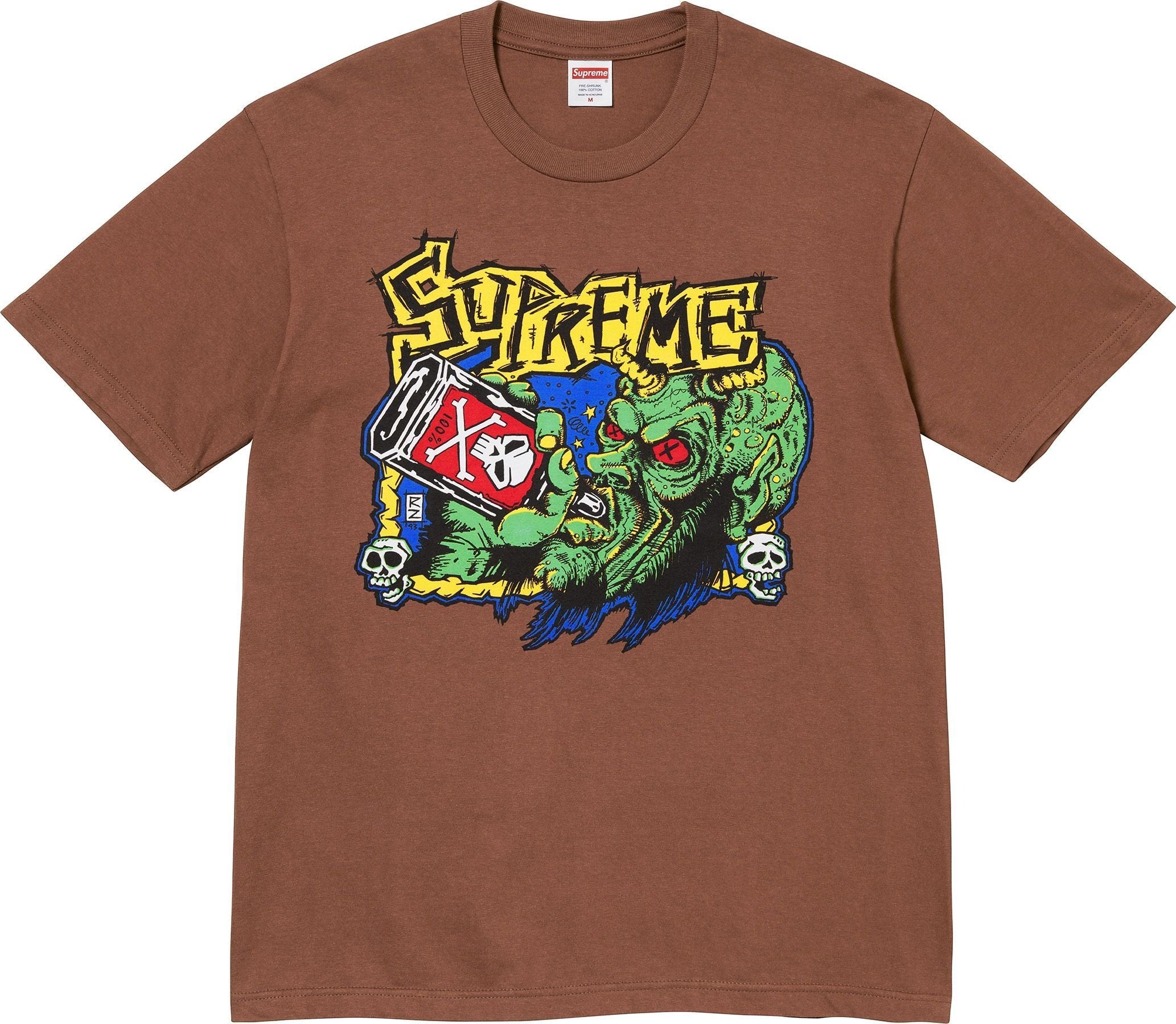 Supreme Fuckin Blowout Tee Brown – RIF LA