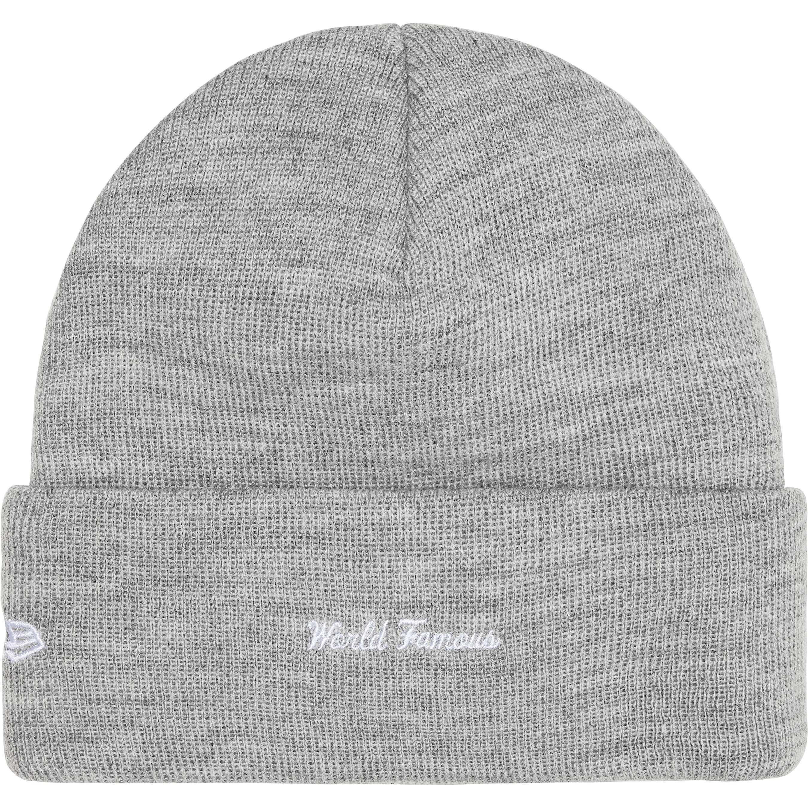 Supreme New Era Box Logo Beanie Grey (FW25) – RIF LA