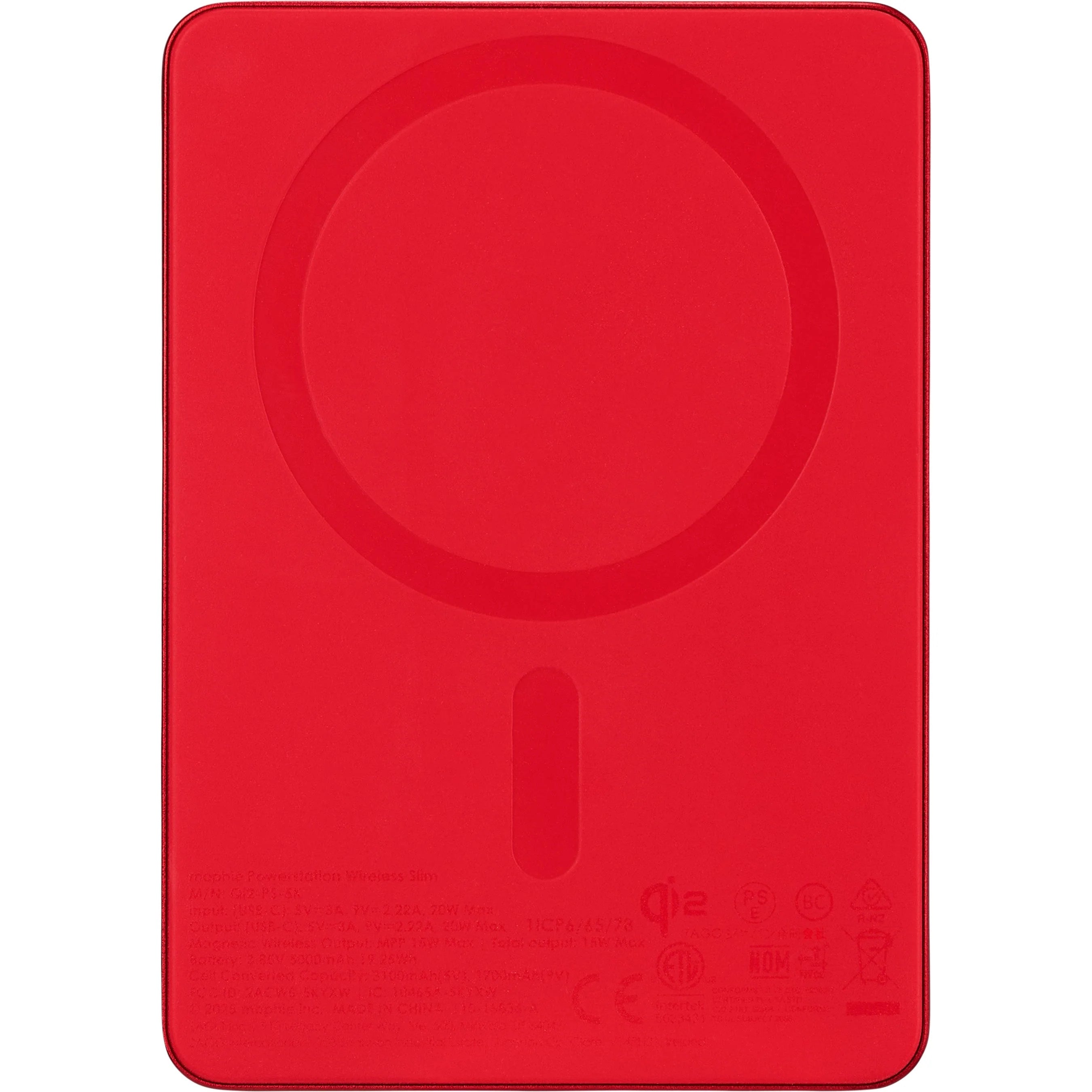 Supreme®/mophie® Qi2 Supreme mophie Qi2 Powerstation Red – RIF LA
