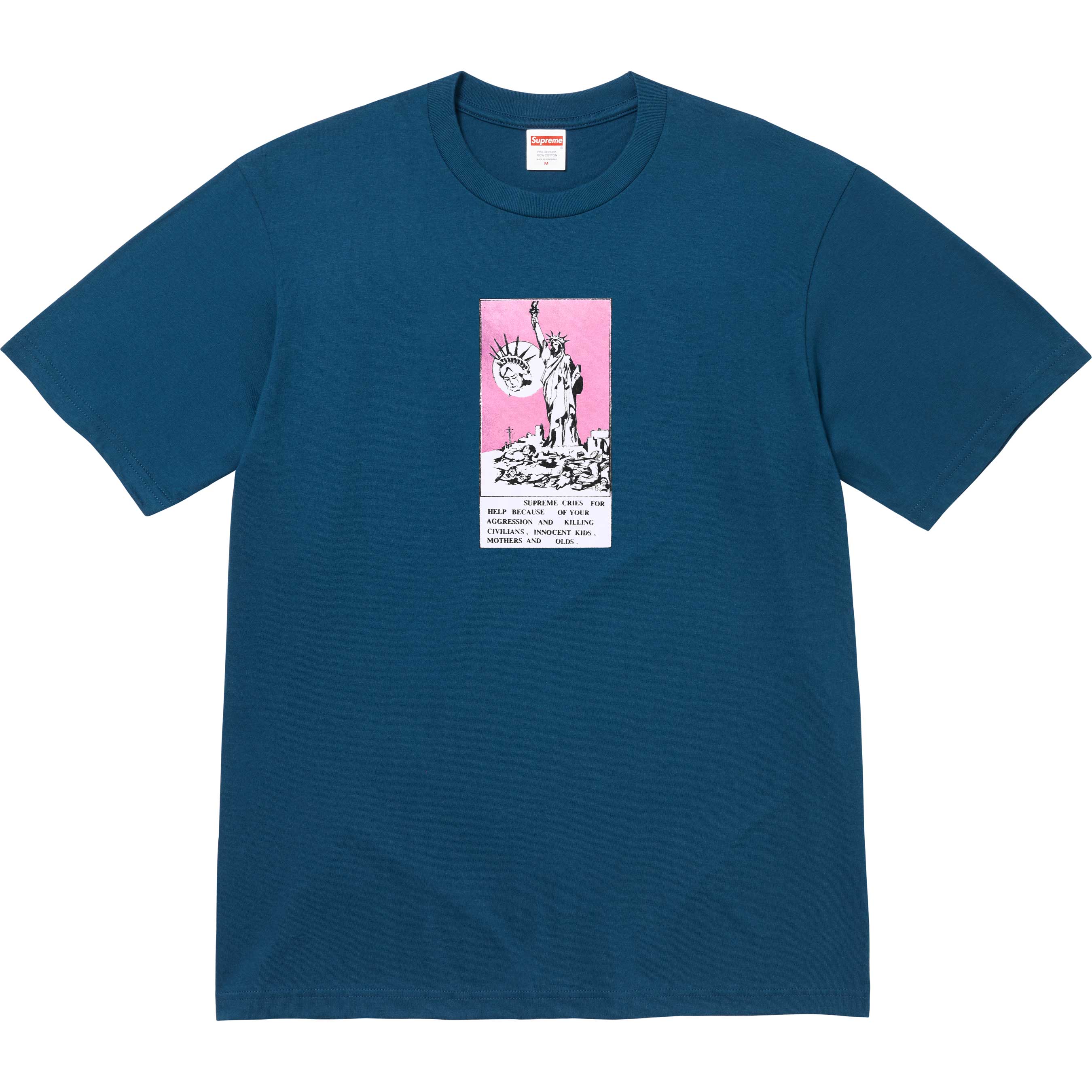 Supreme Liberty Tee Indigo – RIF LA