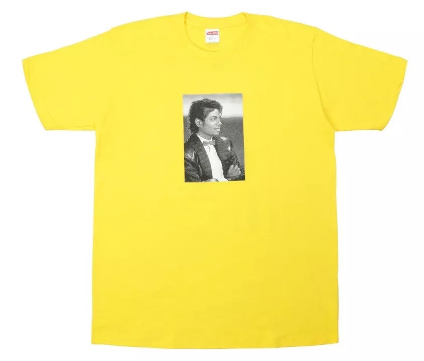 Supreme Michael Jackson Tee Yellow – RIF LA Supreme Michael Jackson Tee Yellow – RIF LA