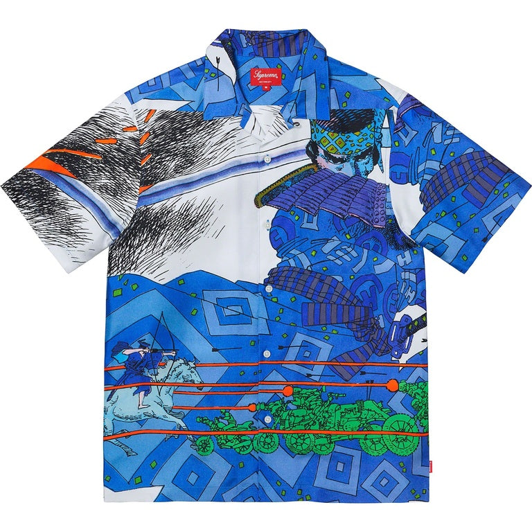 Supreme Ronin Silk Shirt Blue – RIF LA