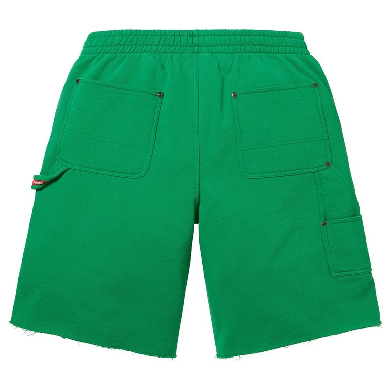 Supreme Double Knee Painter Sweatshorts (Green) – RIF LA