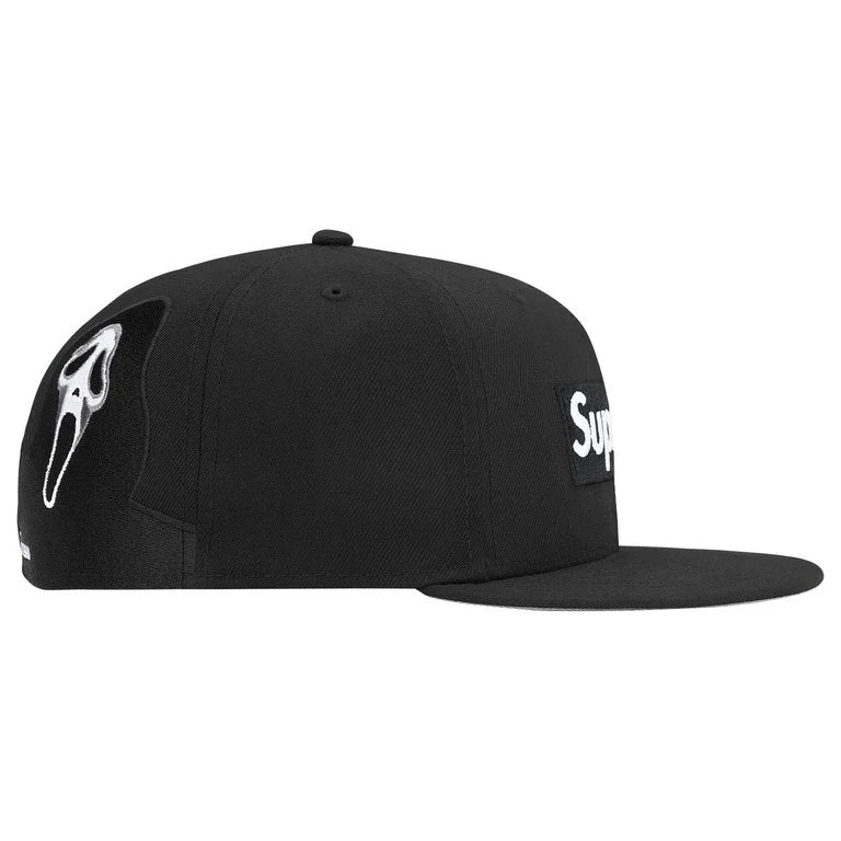 Supreme Ghostface Box Logo New Era Fitted Hat (Black) – RIF LA