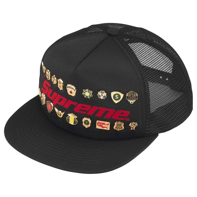 Supreme Pins Mesh Back 5-Panel Hat (Black) – RIF LA