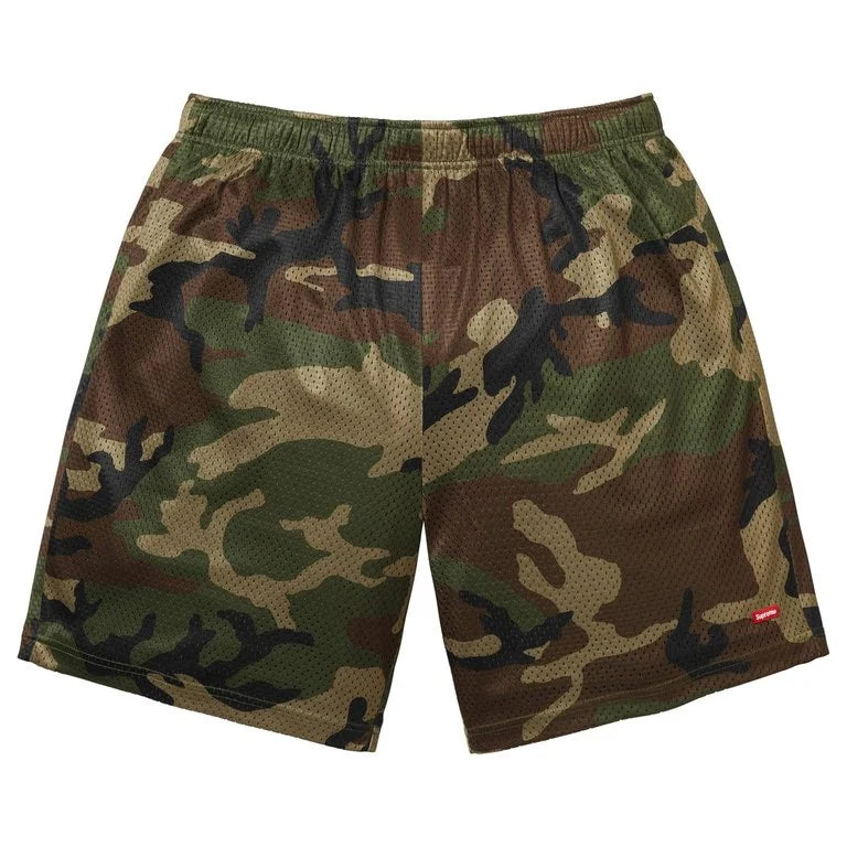 Supreme Small Box Baggy Mesh Short (Woodland Camo) – RIF LA