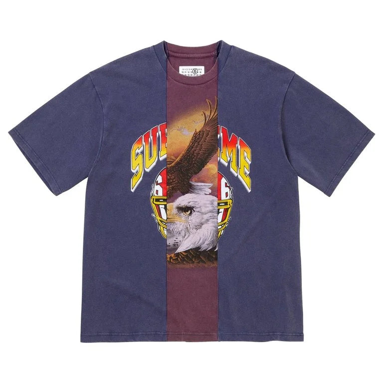 Supreme MM6 Maison Margiela Split S/S Top Navy – RIF LA