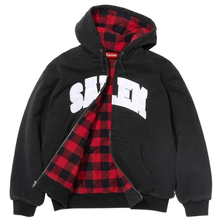 Supreme SALEM Zip Up Hoodie (Black) – RIF LA
