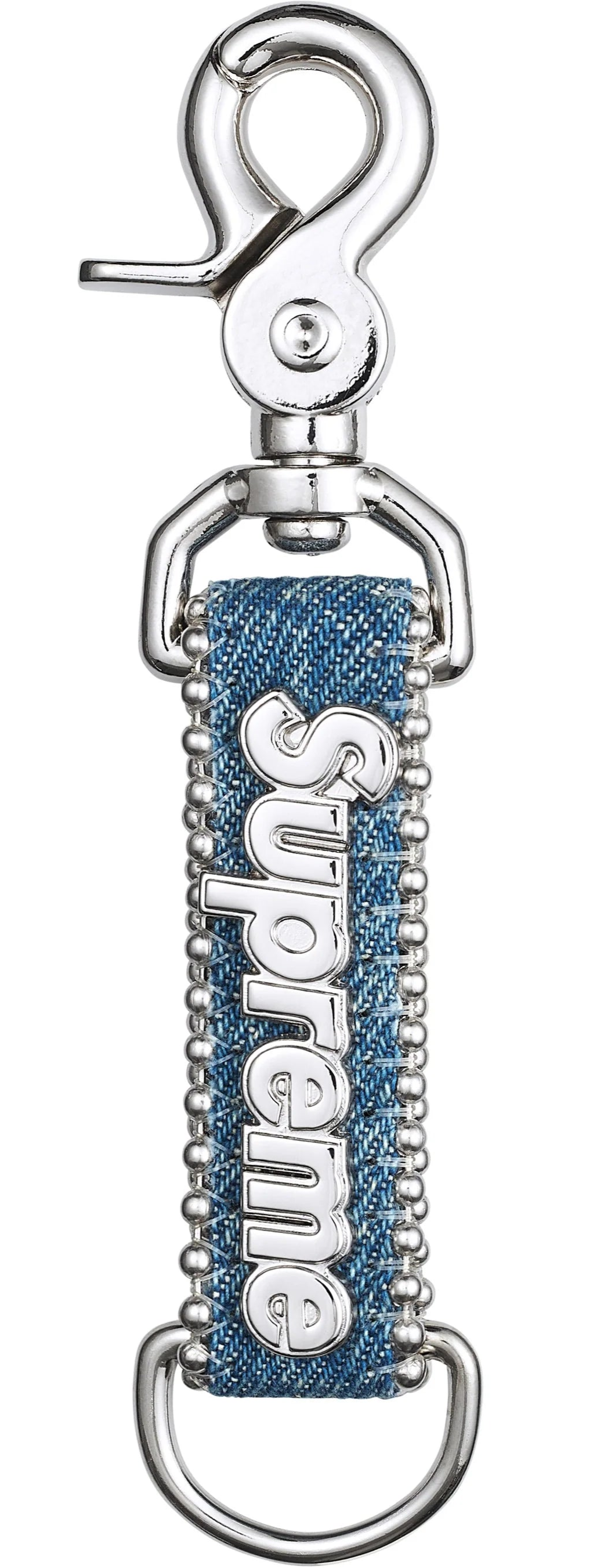 Supreme b.b. Simon Denim Keychain Indigo