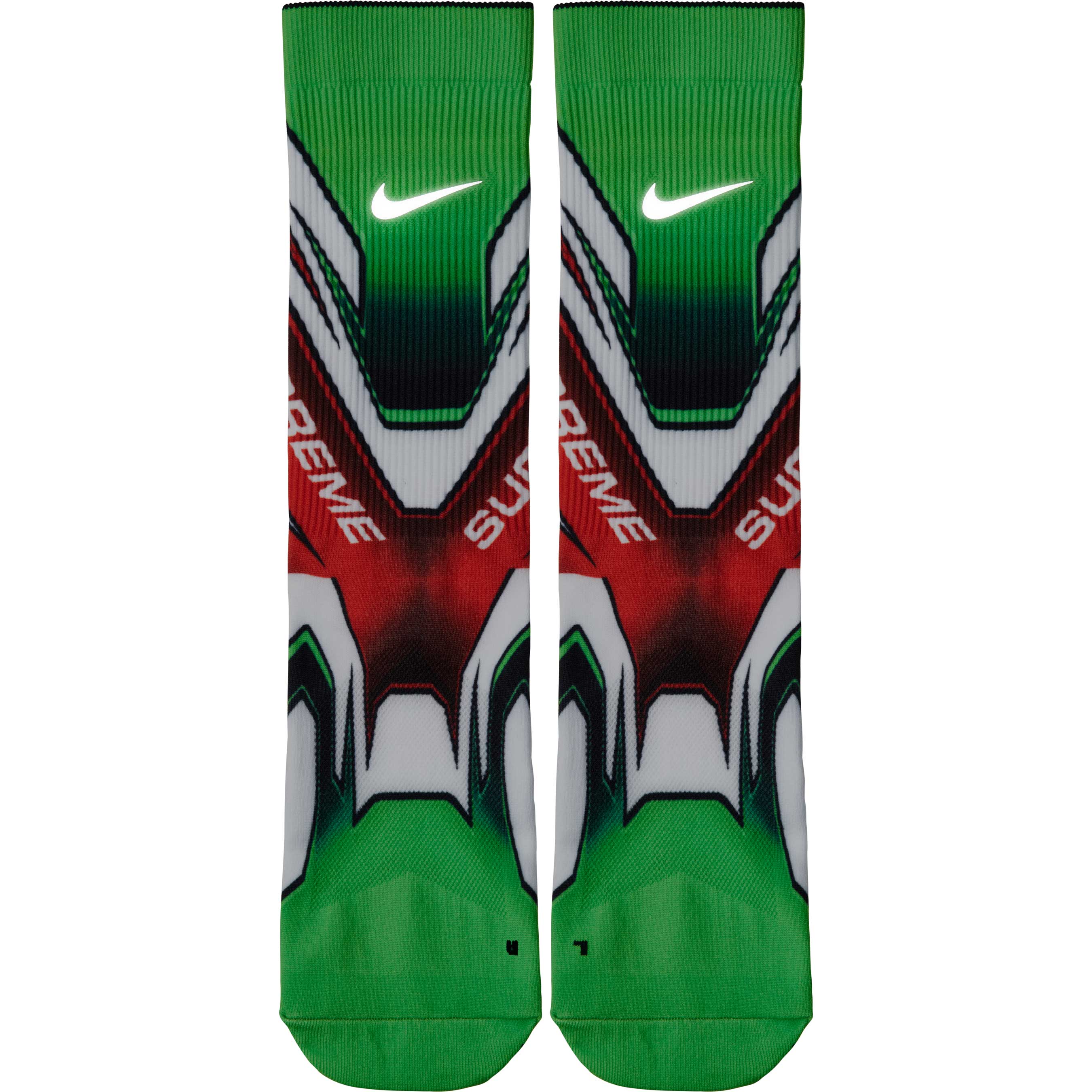 Supreme x Nike Spark Crew Socks Green – RIF LA