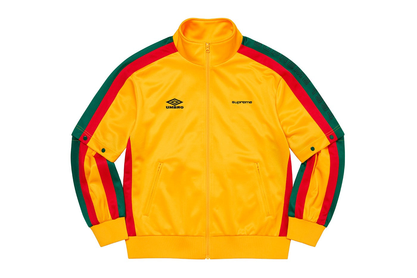 Supreme Umbro Snap Sleeve Jacket Yellow – RIF LA
