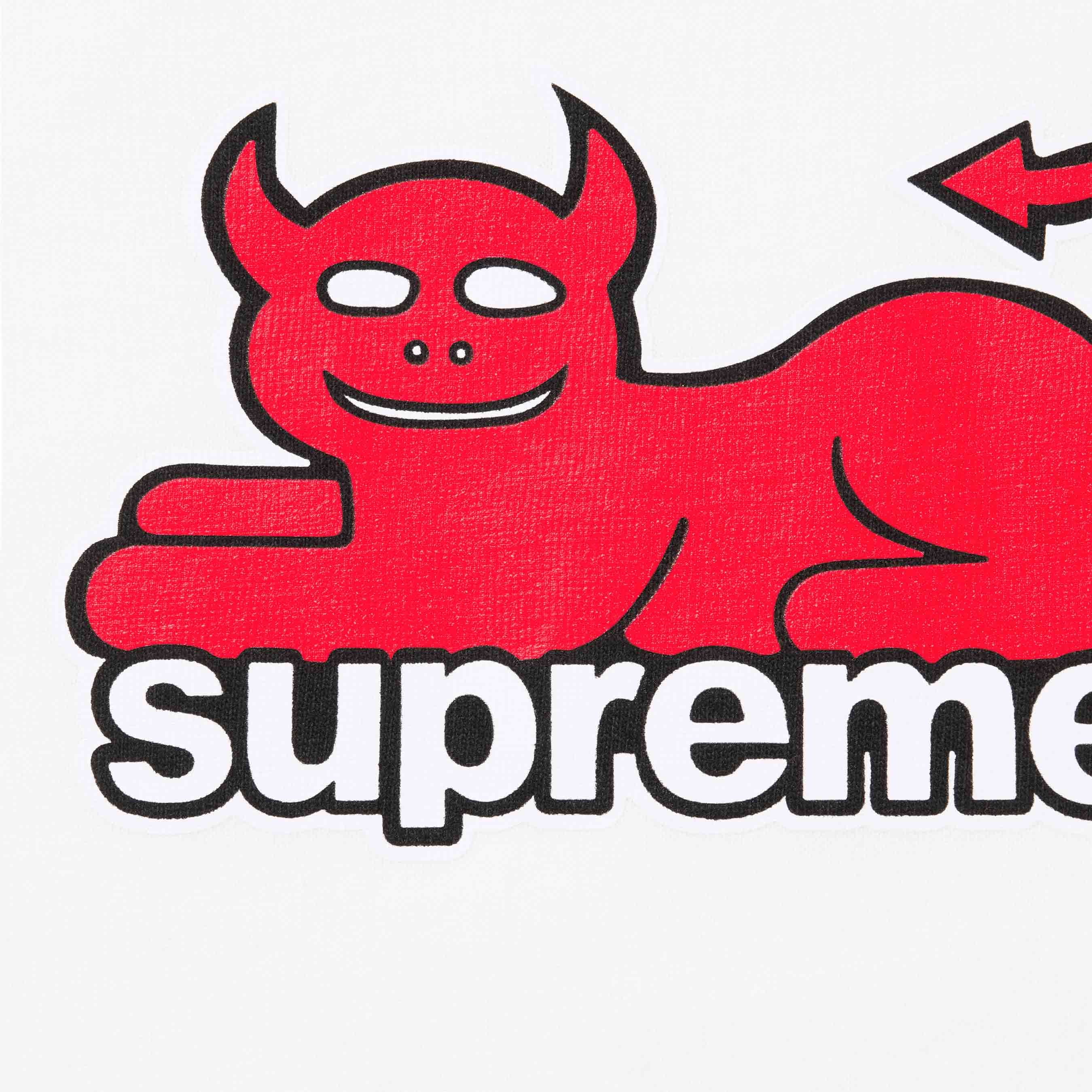 Supreme Toy Machine Devil Cat Tee White – RIF LA