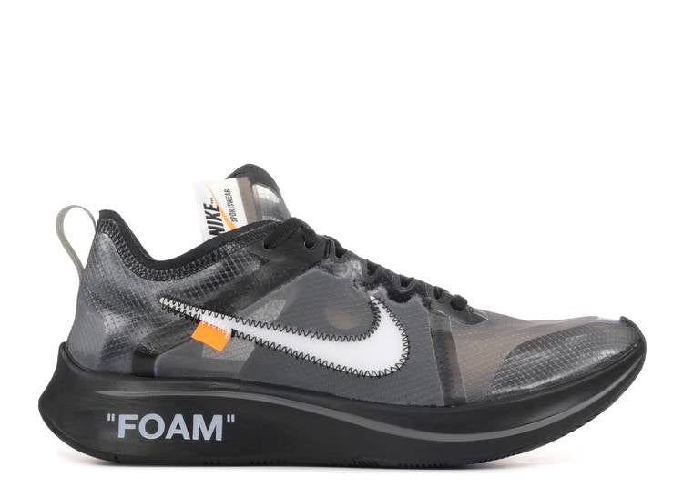 Nike Zoom Fly Off-White Black Silver – RIF LA