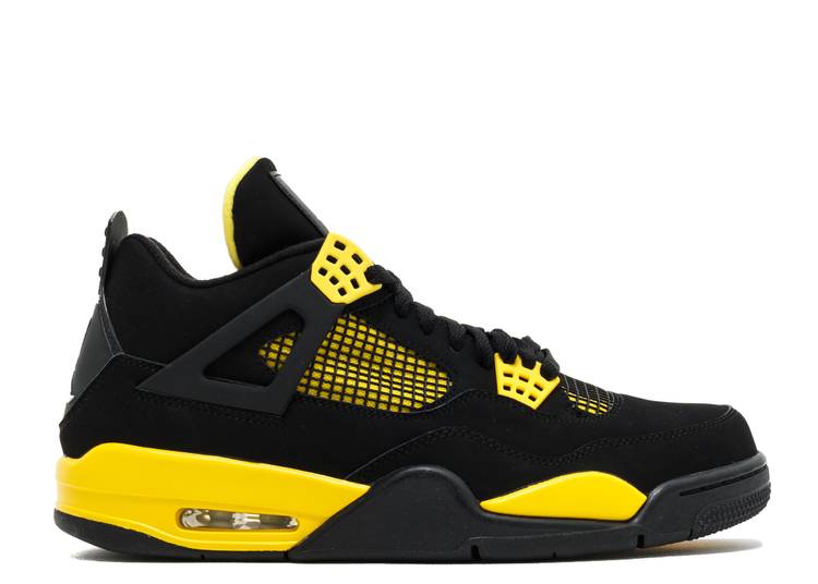air jordan retro 4 black and gold