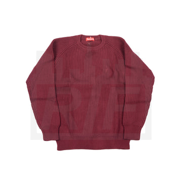 Supreme Rib edition Sweater (F/W14) Burgundy