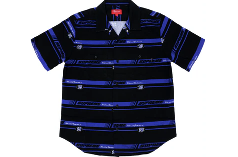 Supreme Striped Racing Work Shirt Black – RIF LA