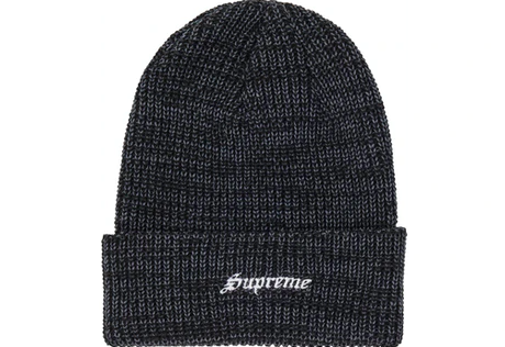 Supreme Twisted Loose Gauge Beanie Charcoal – RIF LA