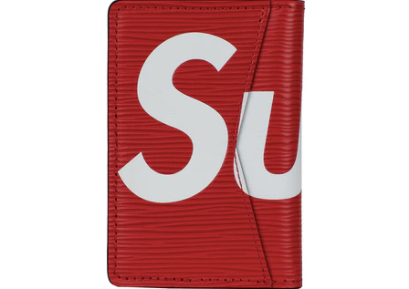 Louis Vuitton x Supreme Pocket Organizer Epi Red – RIF LA