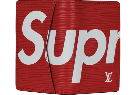 Louis Vuitton x Supreme Pocket Organizer Epi Red – RIF LA