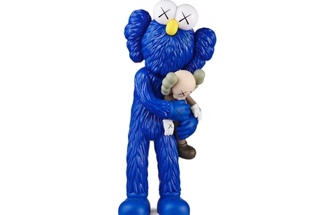 KAWS Take Vinyl Figure Blue – RIF LA