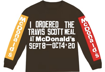 Travis Scott Back Bling T-shirt Washed Black