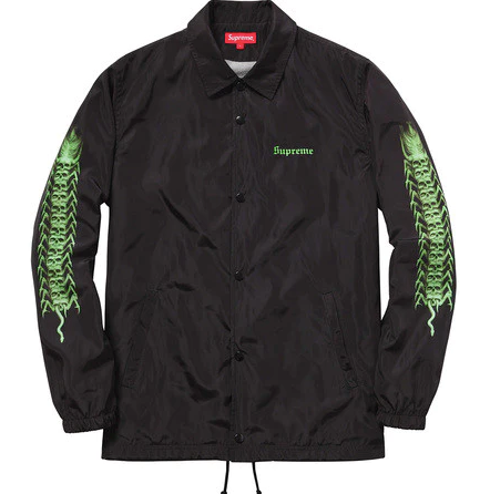 14aw Supreme × HR giger coach jacket Supreme H.R. Giger Coaches Jacket black – RIF LA